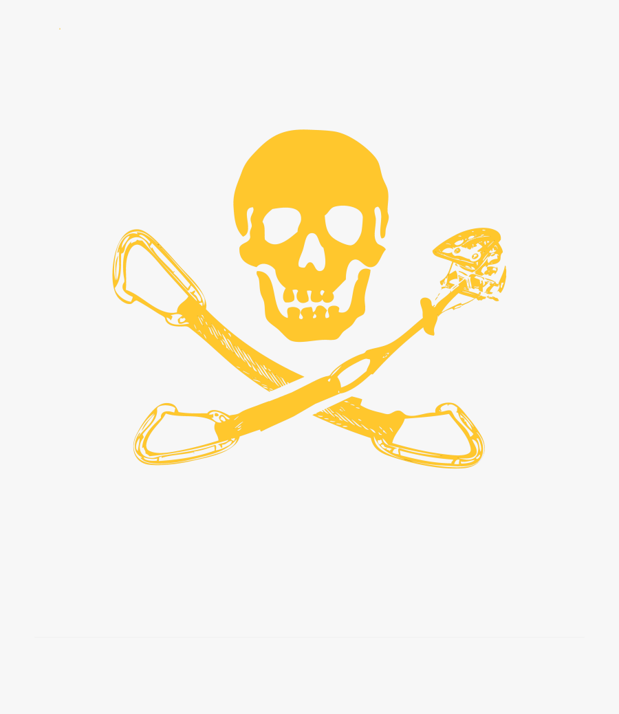 Cal Climbing - Skull, Transparent Clipart