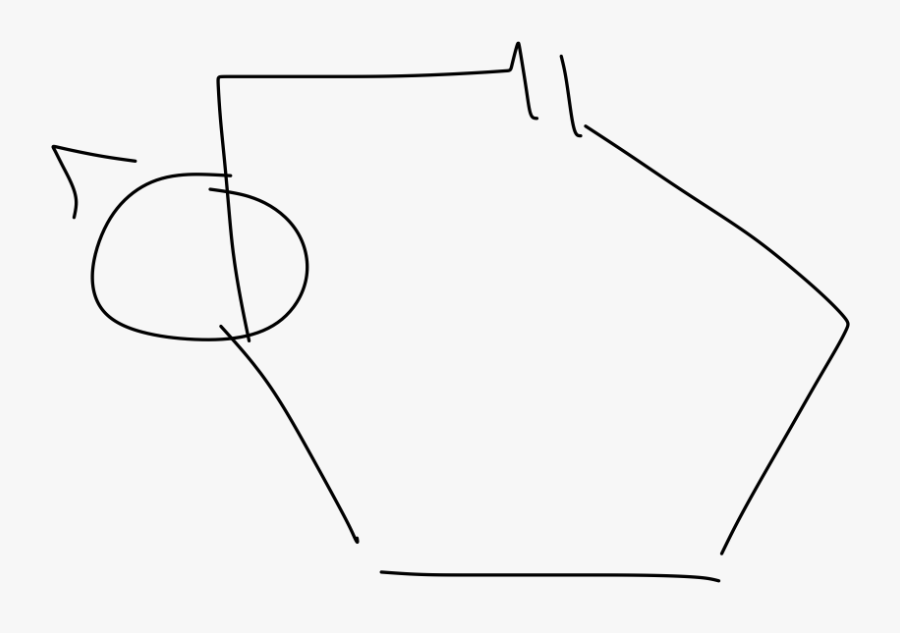 Pādāngustha Dhanurāsana - Sketch, Transparent Clipart