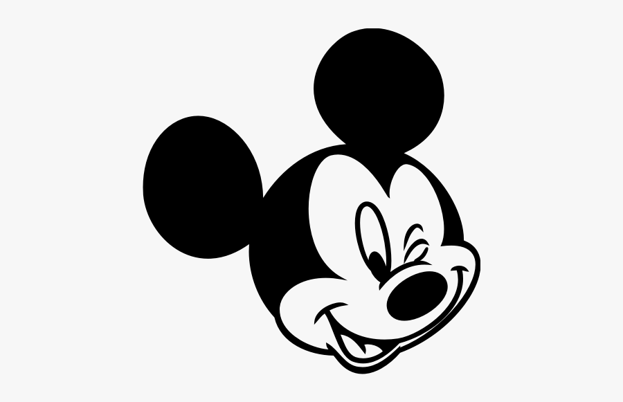 Minnie Mouse Mickey Mouse Black And White Drawing Clip - Transparent Mickey Mouse Logo, Transparent Clipart