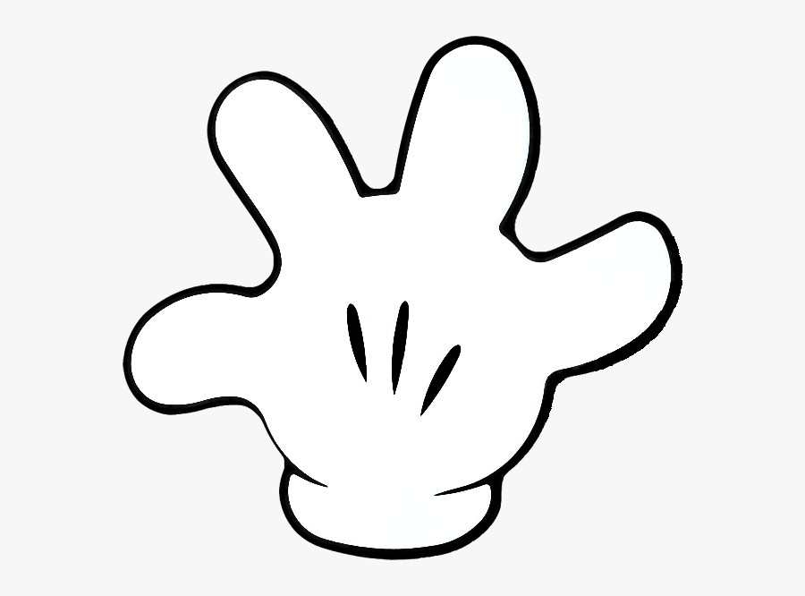 Mano De Minnie Mouse, Transparent Clipart