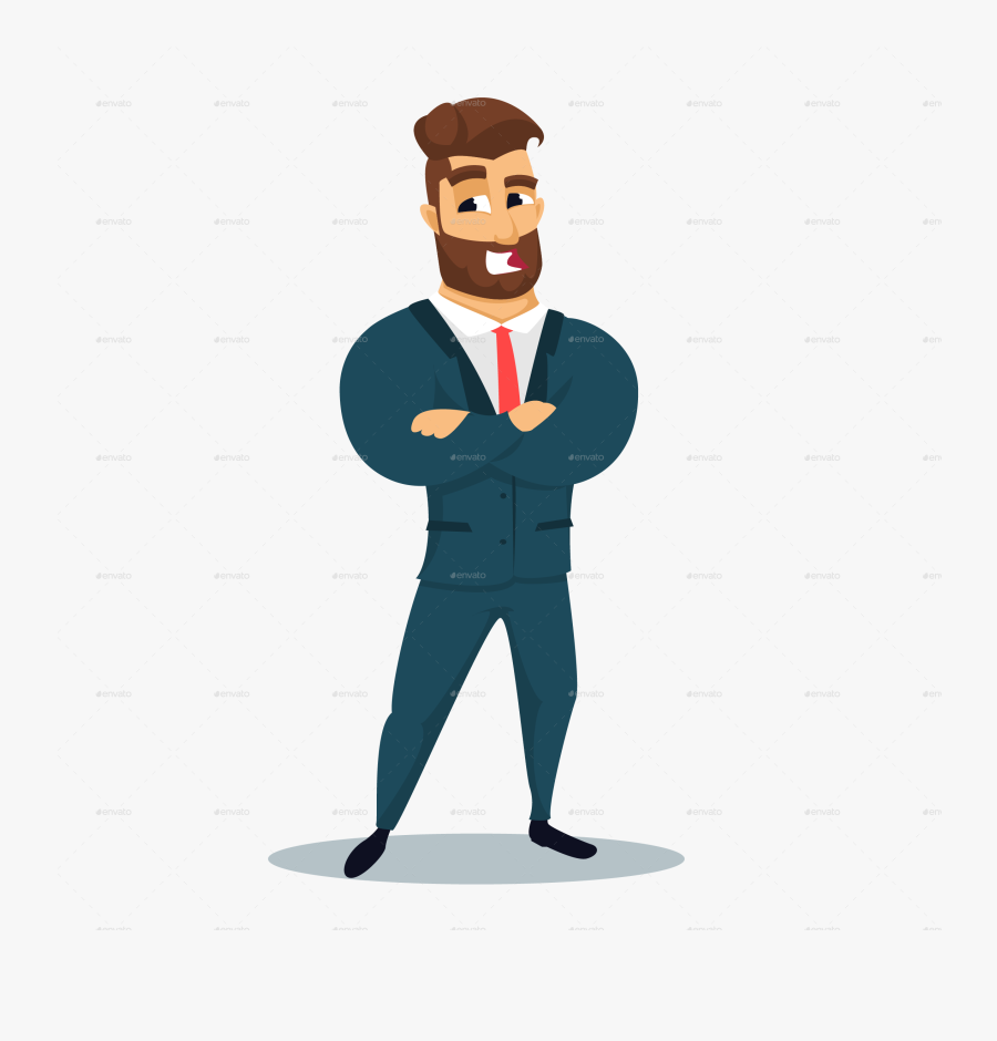 Fun Businessman §³haracter Clipart , Png Download - Illustration, Transparent Clipart