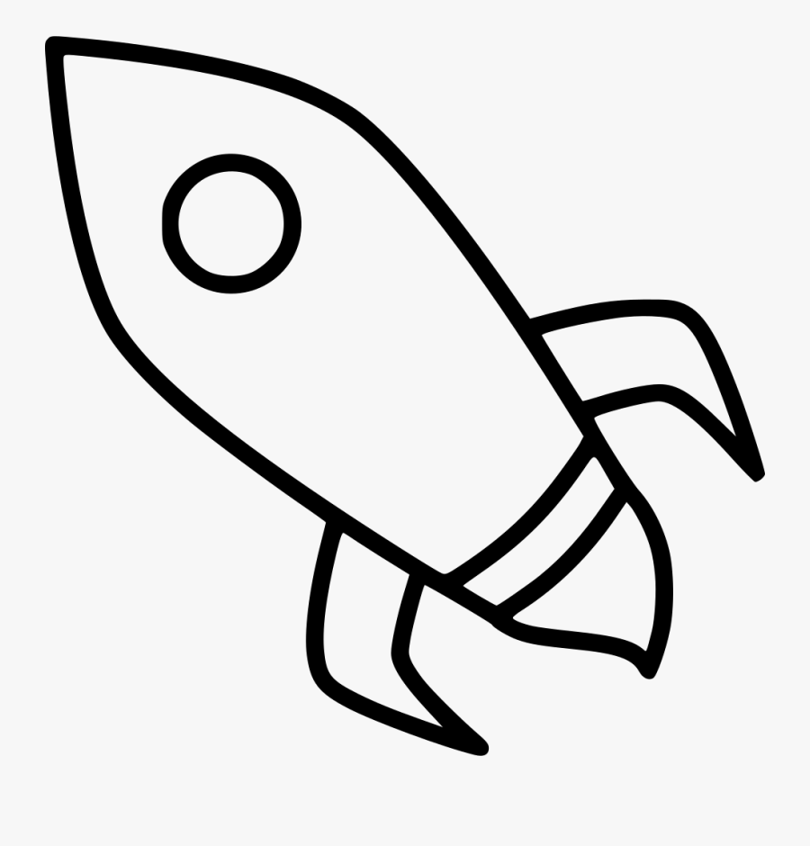 Transparent Cacophony Clipart - Black And White Spaceship Clipart, Transparent Clipart