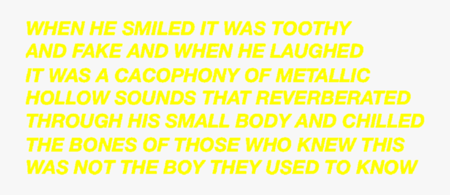 #aesthetic #quote #text #yellow #poetry #prose #smile - Circle, Transparent Clipart