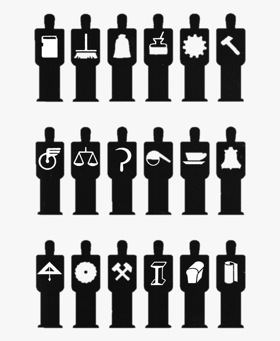 Isotype Neurath, Transparent Clipart