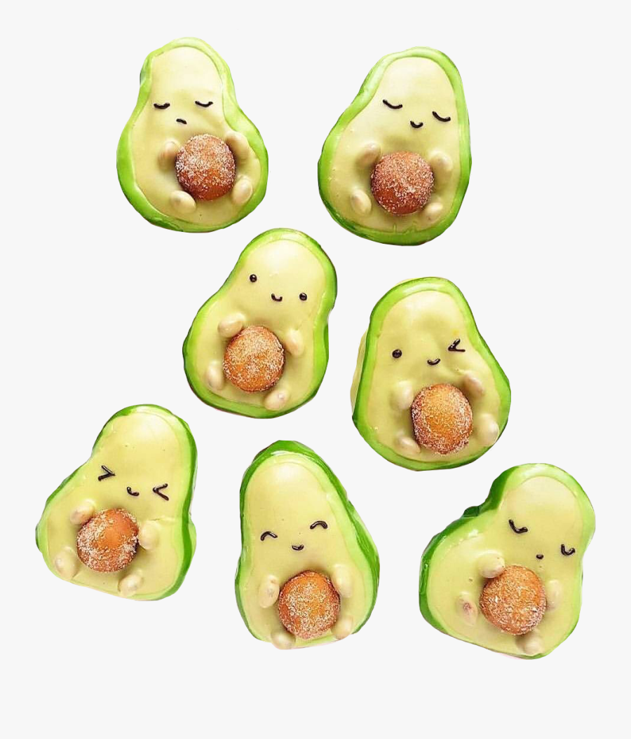 Cute Clipart Avocado - Avocado Donuts, Transparent Clipart