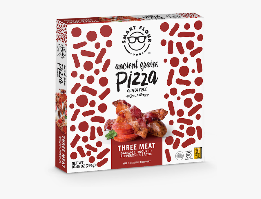 Three Meat - Ancient Grains Pizza, Transparent Clipart