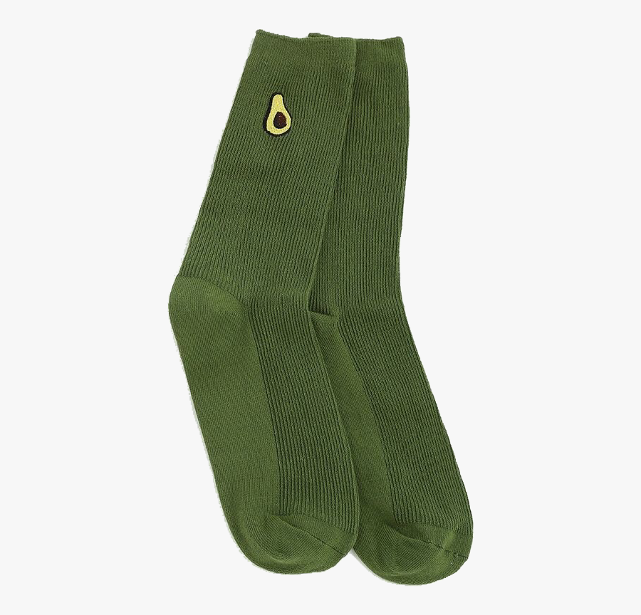 #green #avocado #socks #freetoedit - Sock, Transparent Clipart