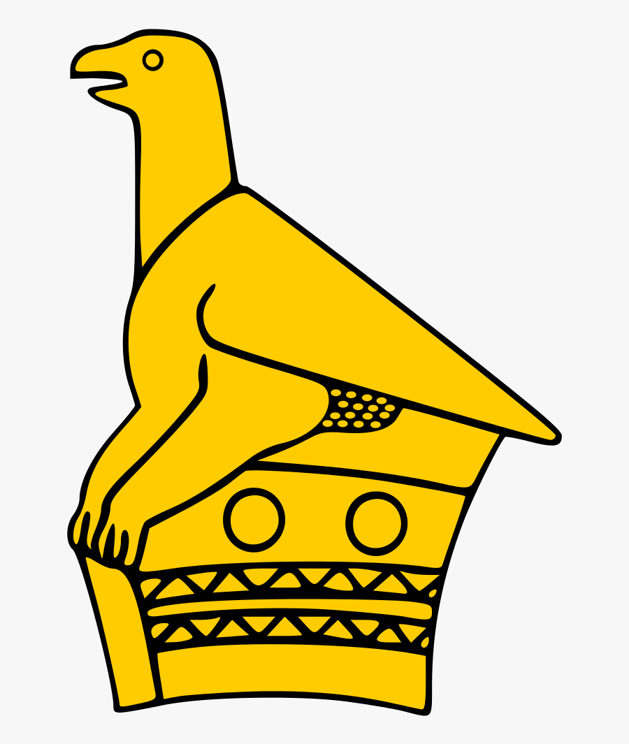 Zimbabwe Flag Bird, Transparent Clipart