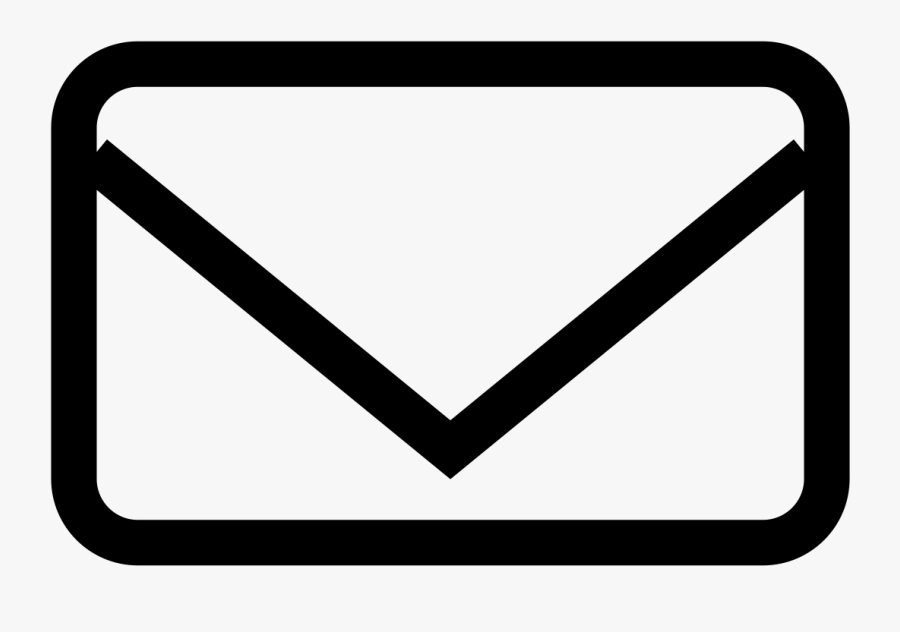 Free Download Youtube Logo Outline Clipart Youtube - Message Icon Png White, Transparent Clipart