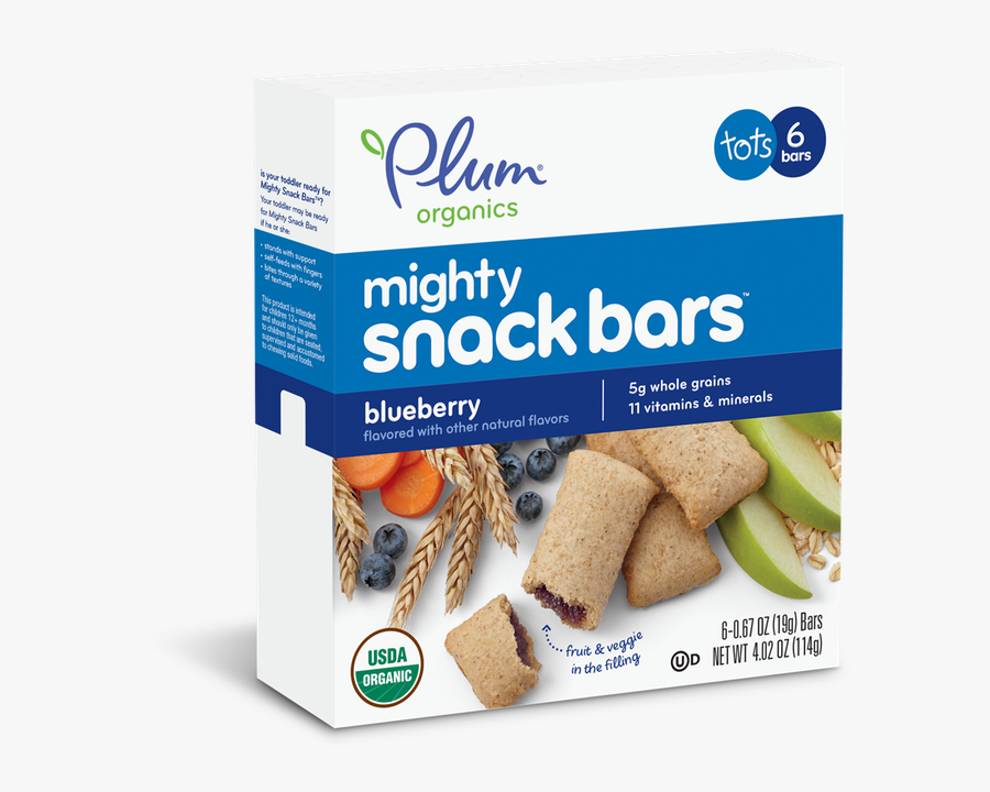 Plum Organics Mighty Snack Bars, Transparent Clipart