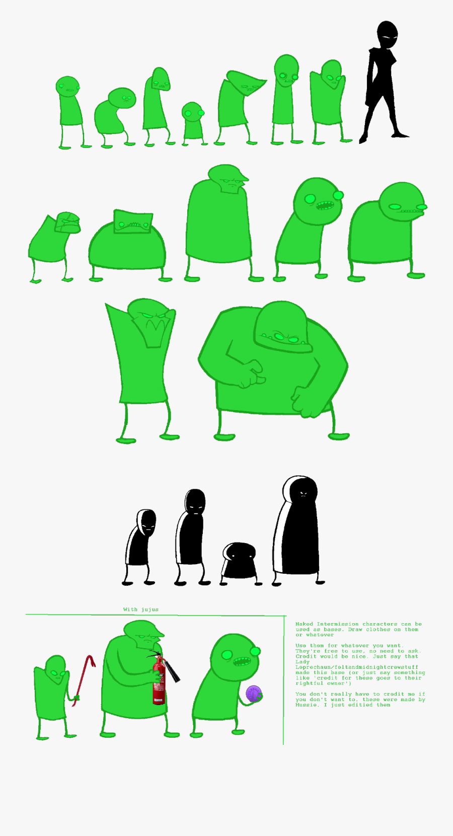 I Updated Those Naked Character Sprites, So Don"t Use - Homestuck Characters As Sprites, Transparent Clipart