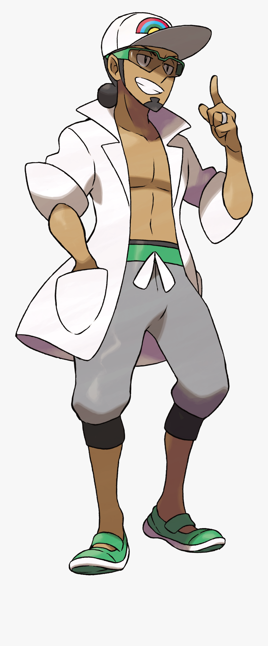 Pokemon Professor, Transparent Clipart