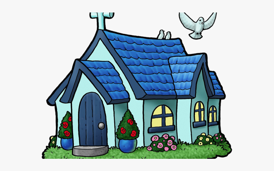 Clip Art Cartoon Church, Transparent Clipart