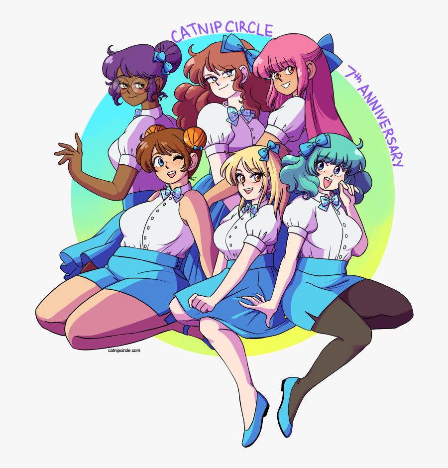 7th Anniversary~ - Cartoon - Cartoon, Transparent Clipart