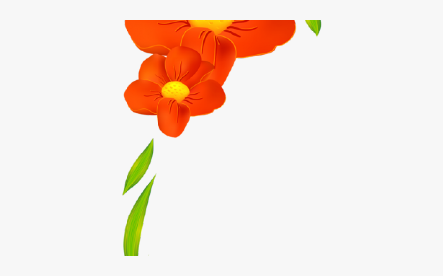 Flower Border Clipart Png, Transparent Clipart