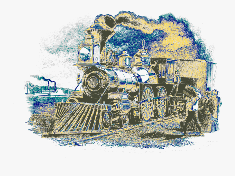 Train Clipart Png -train Clipart Pdf - Illustration, Transparent Clipart