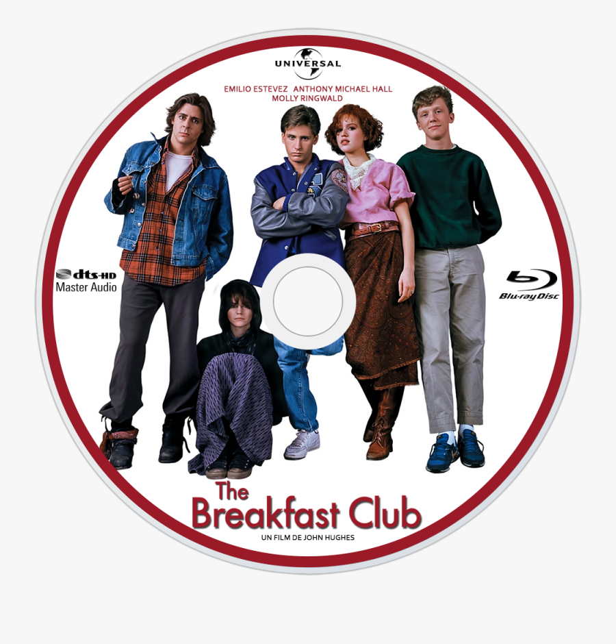 Fanart Tv Bluray Disc - Breakfast Club Movie Poster, Transparent Clipart