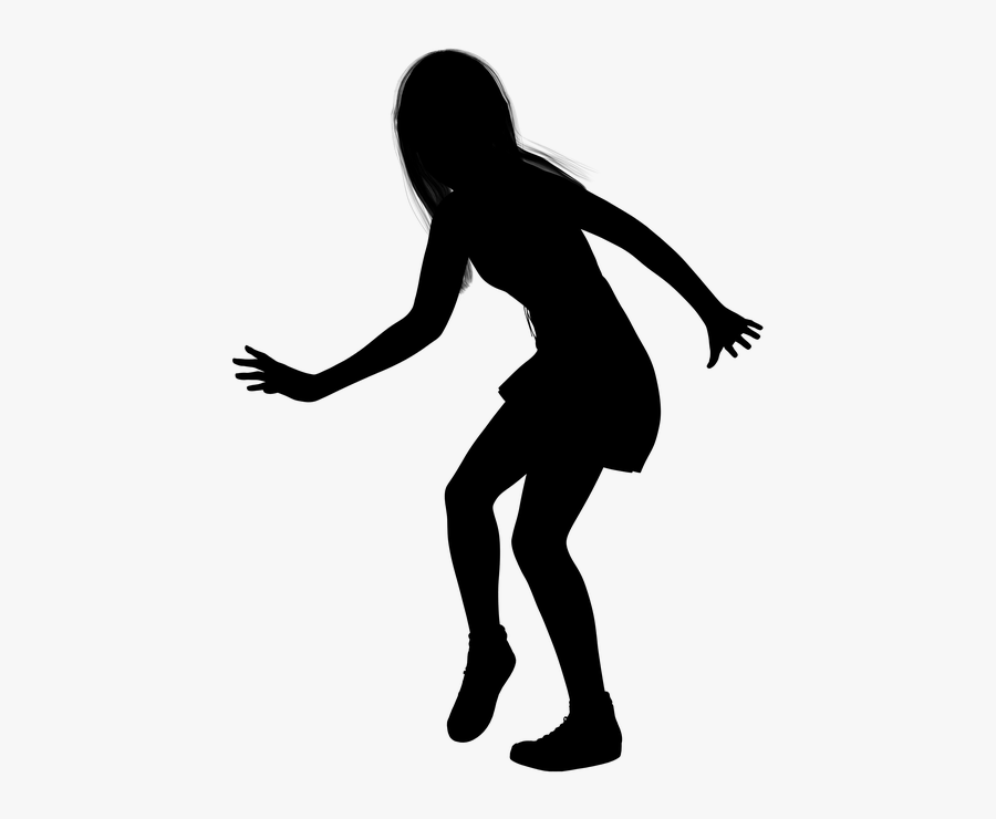 Silhouette, Girl, Woman, Young, Teenager, Dance - Teenage Girl Silhouette ,  Free Transparent Clipart - ClipartKey