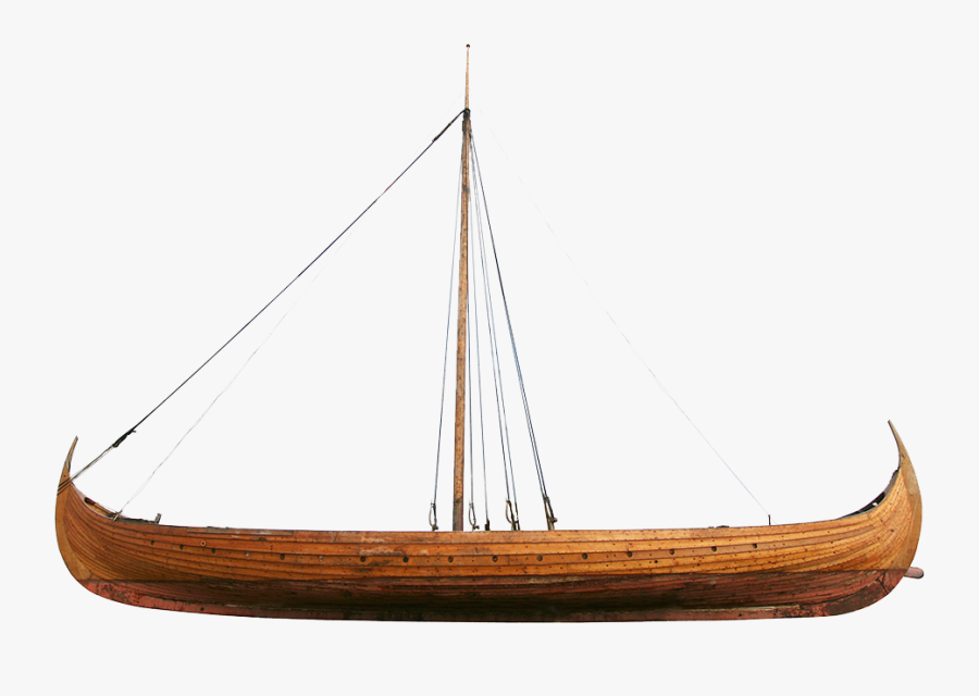Viking-ships - Viking Boat Side View, Transparent Clipart