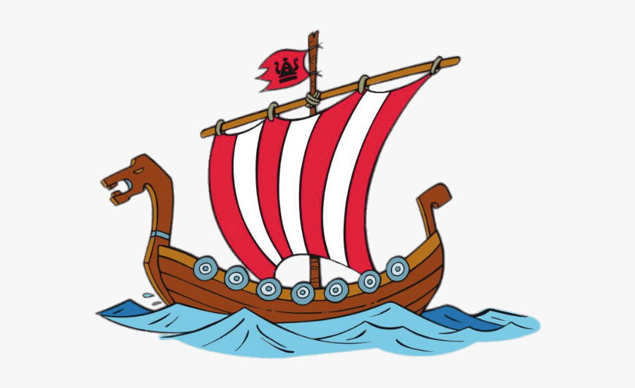 Vic The Viking Drakar Ship - Viking Ships, Transparent Clipart