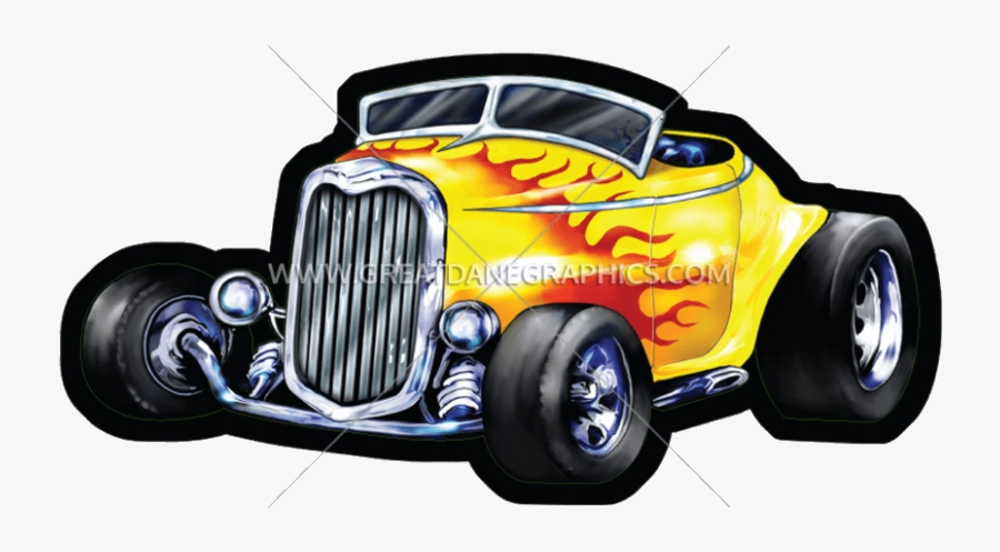 Hot Rod Cartoon Free Transparent Clipart Images Png - Antique Car, Transparent Clipart