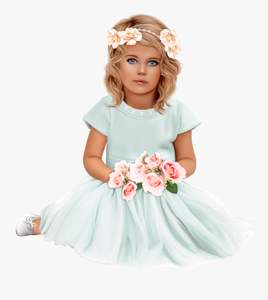 Flower Girl, Transparent Clipart