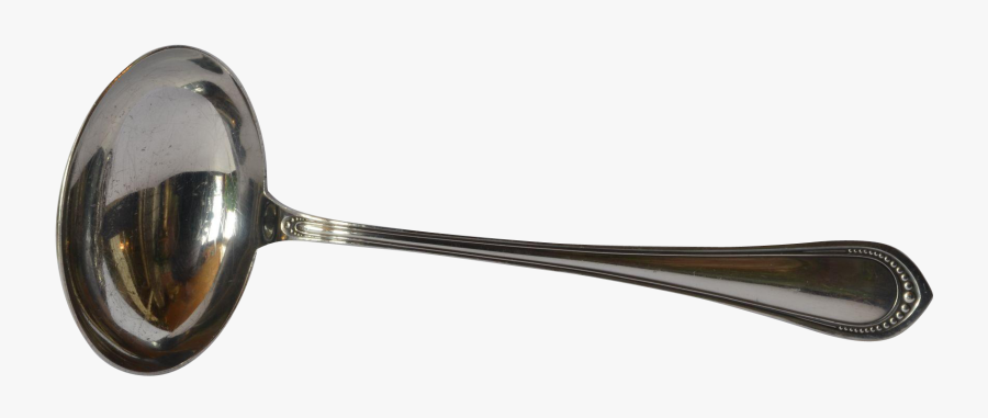 A Silver Swiss ,jezler , Sauce Spoon ,1935c - Kitchen Utensil, Transparent Clipart