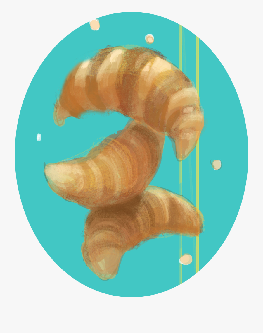 Transparent Croissant Png - Kifli, Transparent Clipart