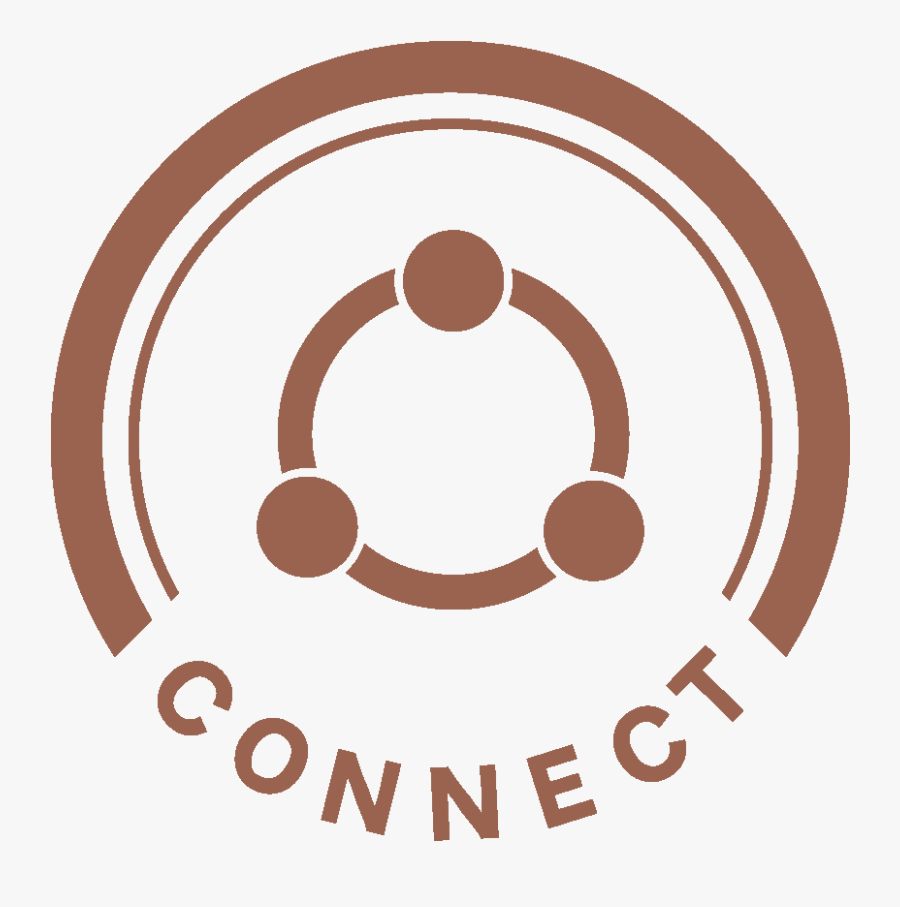 Connect Relationally Button - Circle, Transparent Clipart
