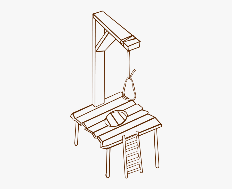 Free Clip Art "rpg Map Symbols Gallows - Gallows Clip Art, Transparent Clipart