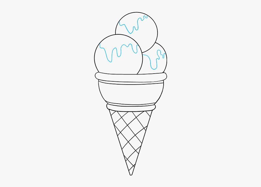 Ice Cream Cone, Transparent Clipart