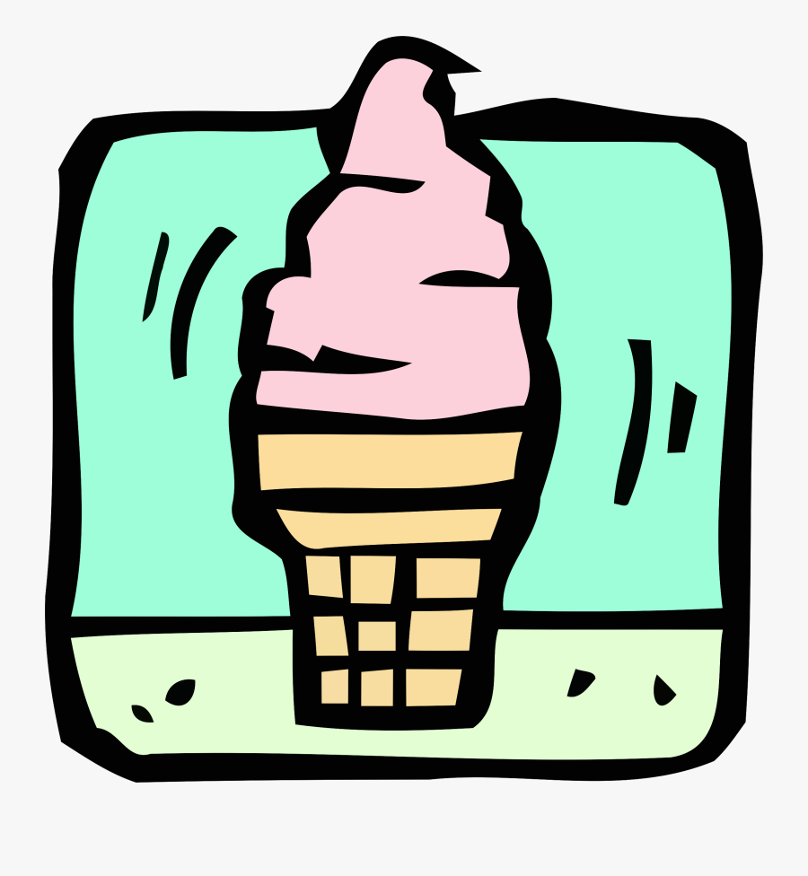 Human Behavior,artwork,line - Ice Cream Cone, Transparent Clipart
