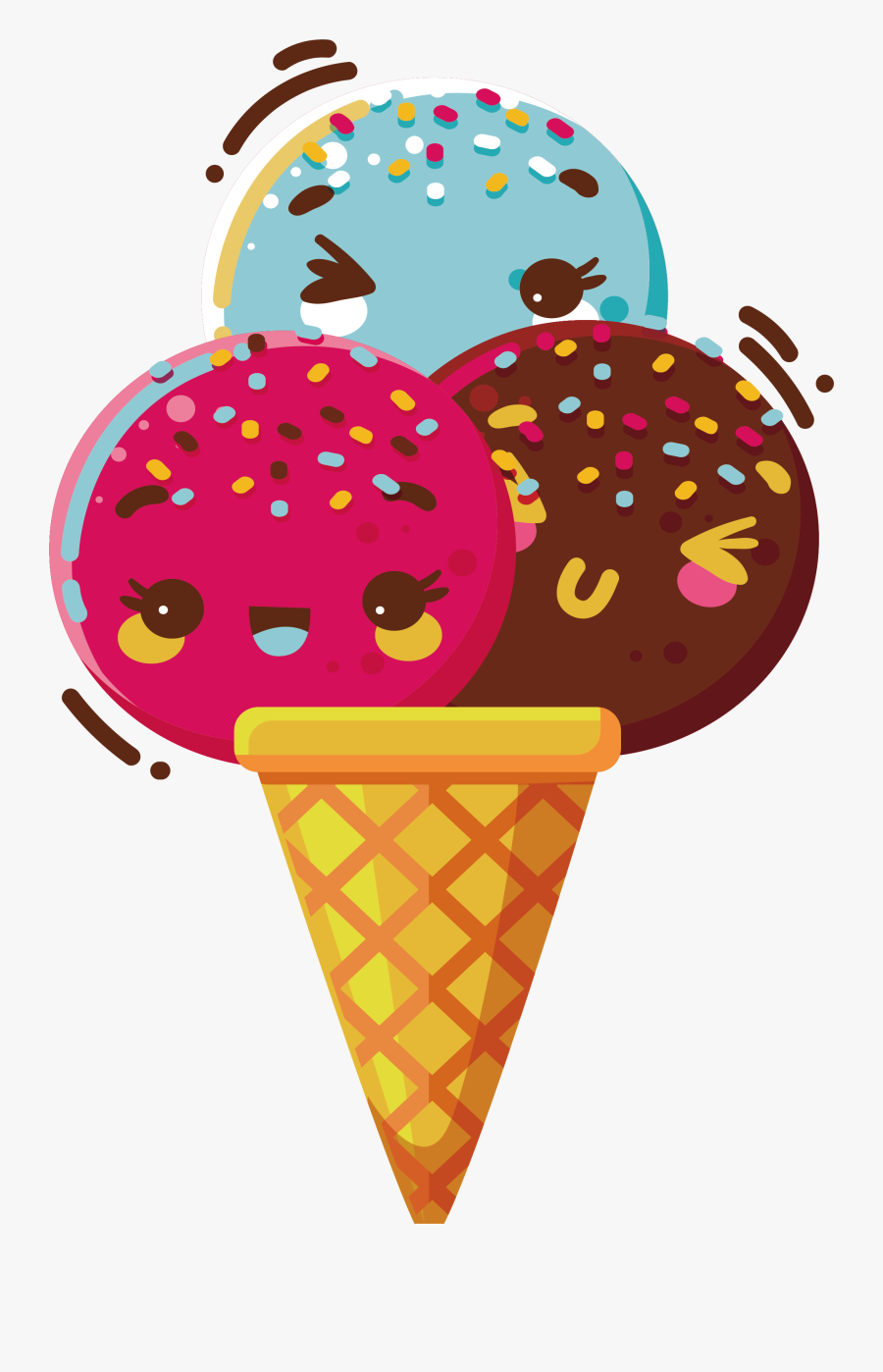 Transparent Ice Cream Cone Without Ice Cream Clipart - Ice Cream Cone, Transparent Clipart