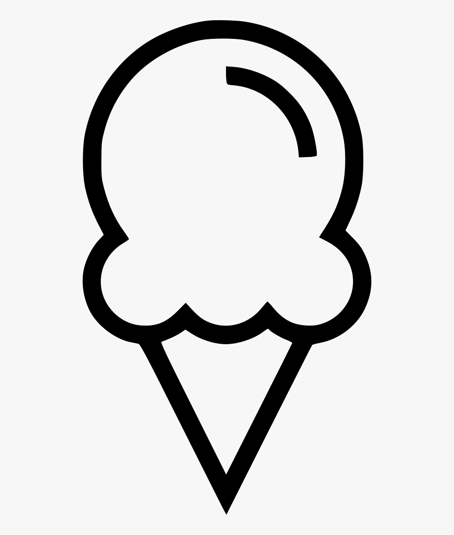 Icecream Cone, Transparent Clipart
