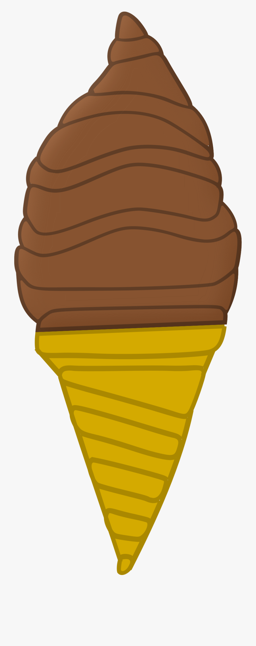 Ice Cream Cone Big - Ice Cream Cone, Transparent Clipart