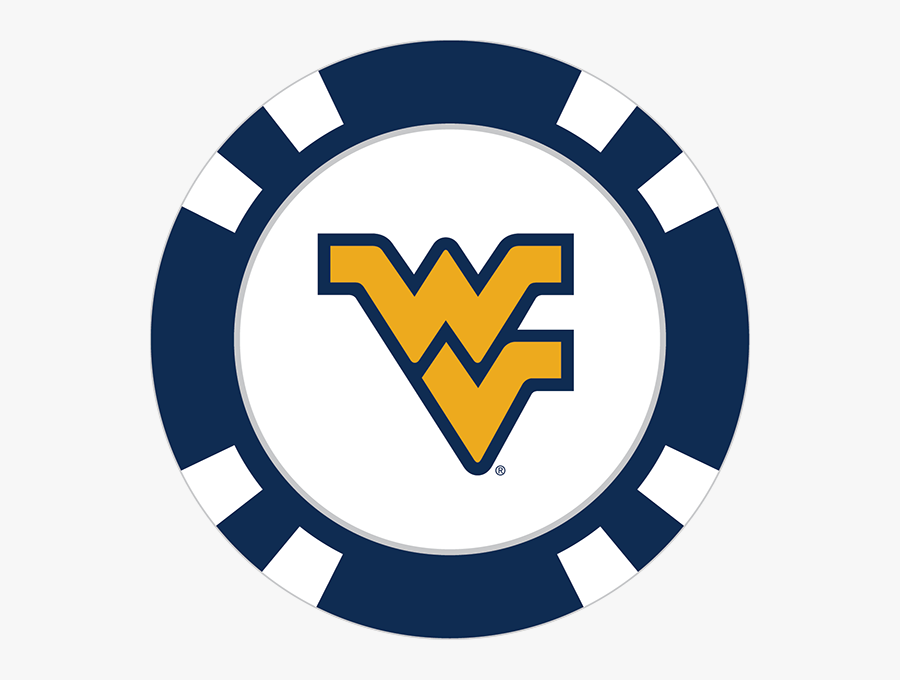 West Virginia Mountaineers Poker Chip Ball Marker - Boston Bruins Poker Chip, Transparent Clipart