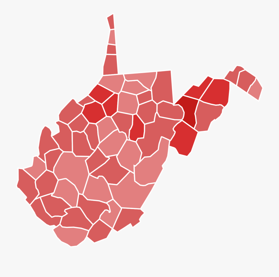 United States Senate Election - West Virginia Electoral Map 2016, Transparent Clipart