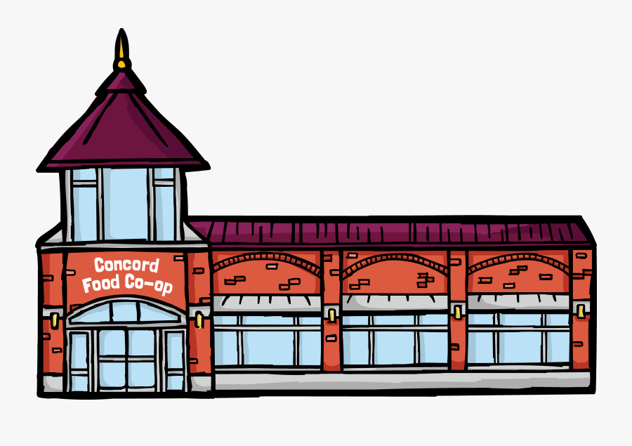 Transparent Clothes Shopping Clipart - Concord Food Co Op Logo, Transparent Clipart