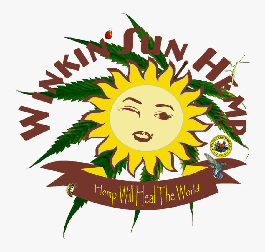 Farming Clipart Primary Industry - Winkin Sun Hemp Company, Transparent Clipart