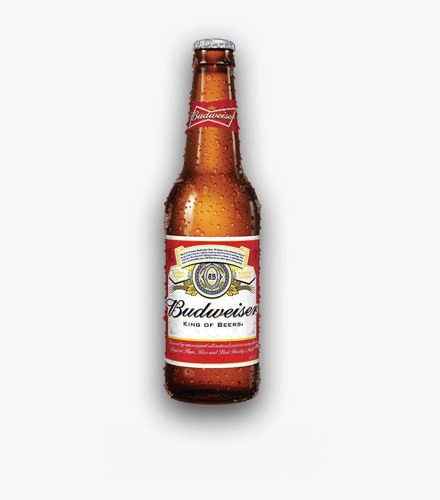 Budweiser Beer Bottle Png, Transparent Clipart