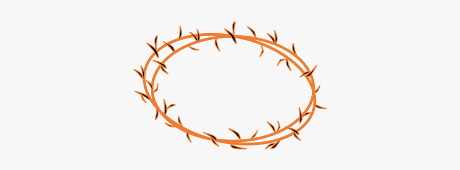 Text,body Jewelry,line - Clipart Of Crown Of Thorns, Transparent Clipart