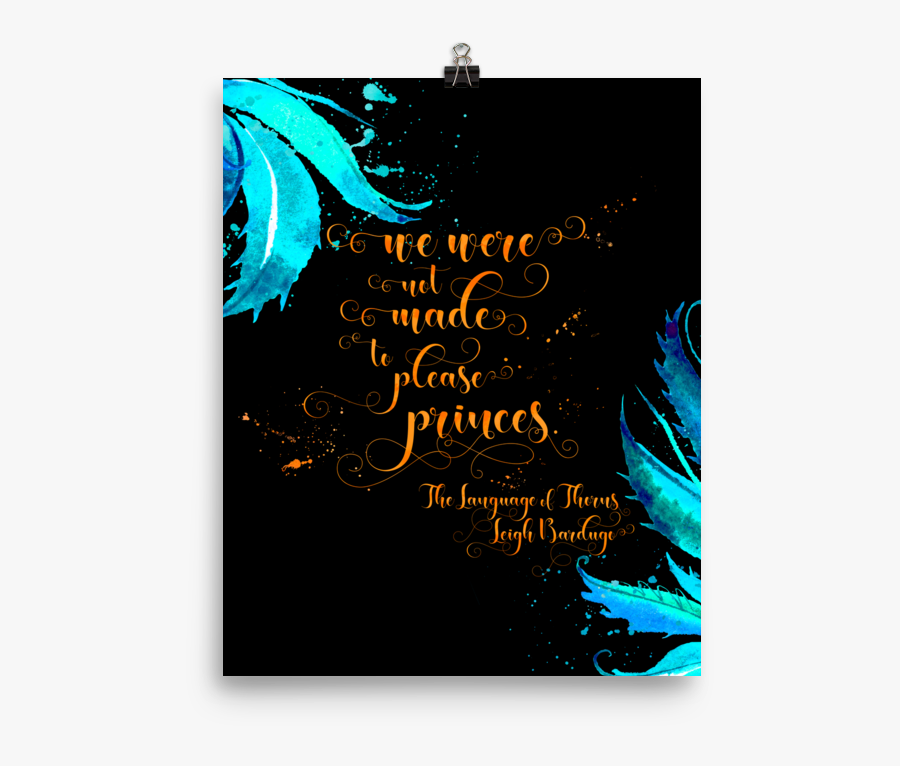 The Language Of Thorns Quote Art P Literary Lifestyle - Language Of Thorns Quotes, Transparent Clipart