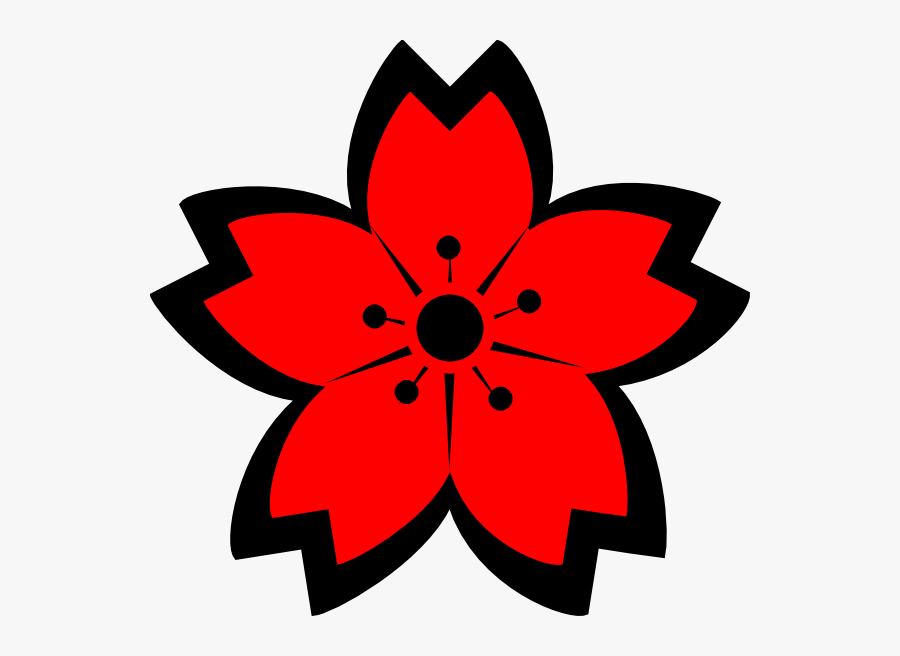 Black Sakura Svg Clip Arts - Sakura Clipart, Transparent Clipart