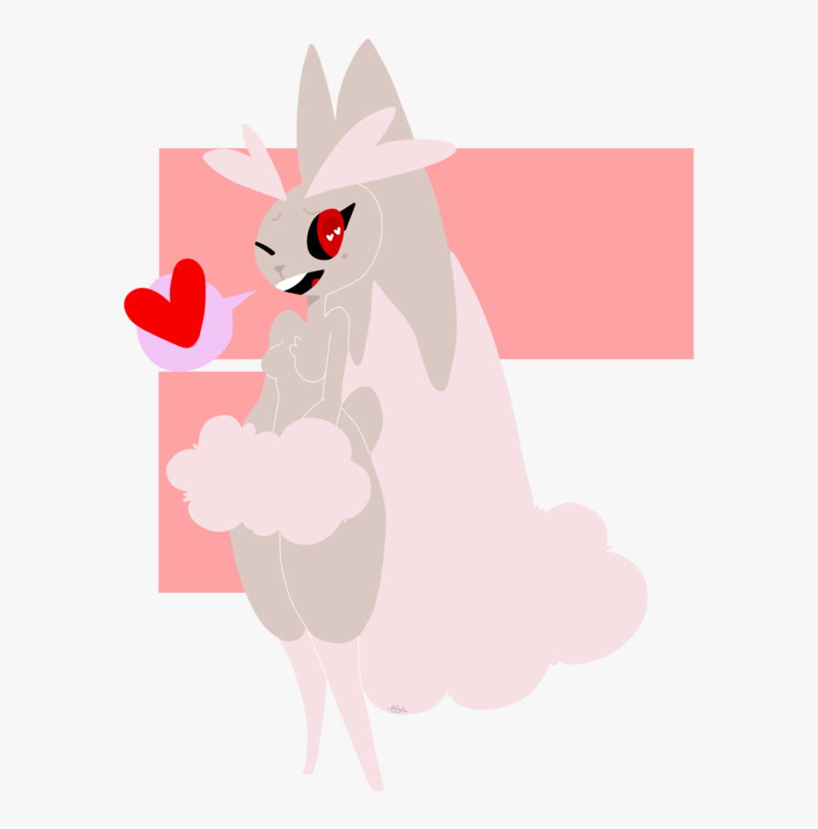 Sakura The Shiny Lopunny By Peachtarts - Cartoon, Transparent Clipart