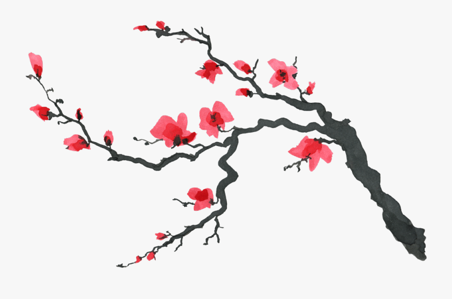 #sakura - Watercolor Painting, Transparent Clipart