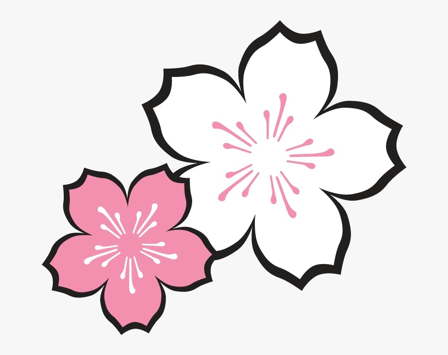 Cherry Blossoms Tree Logo, Transparent Clipart