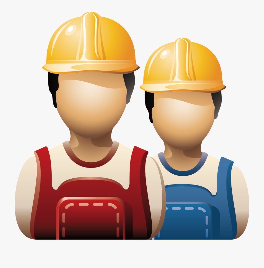 Workers Clipart Industry Worker - Construction Workers I Cons, Transparent Clipart