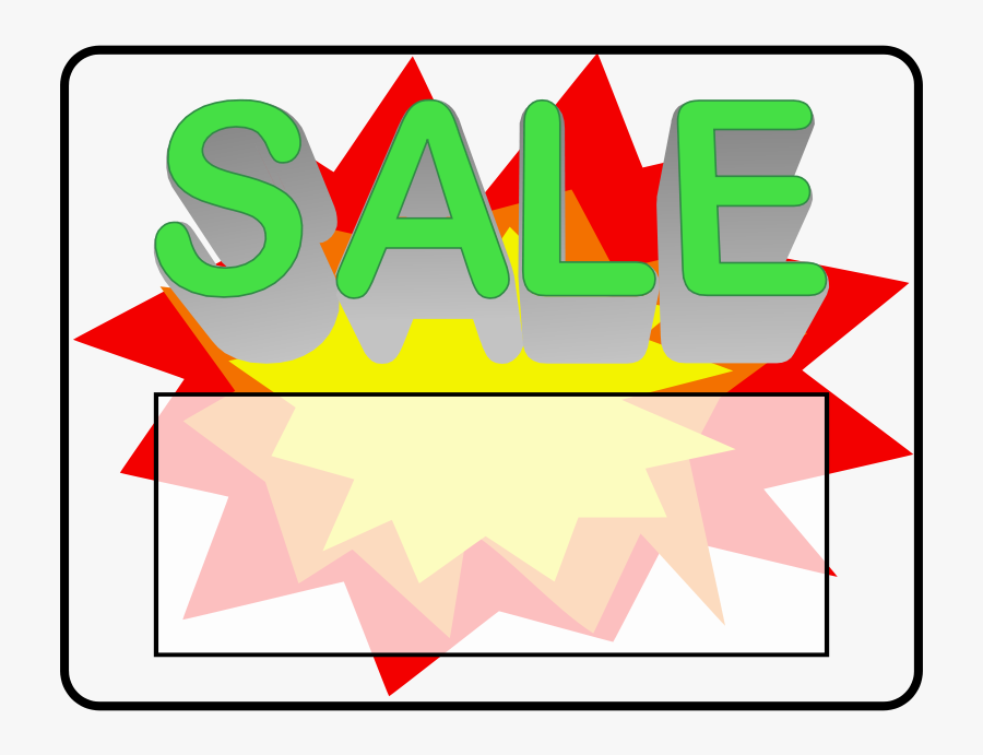 Sale Sign, Transparent Clipart