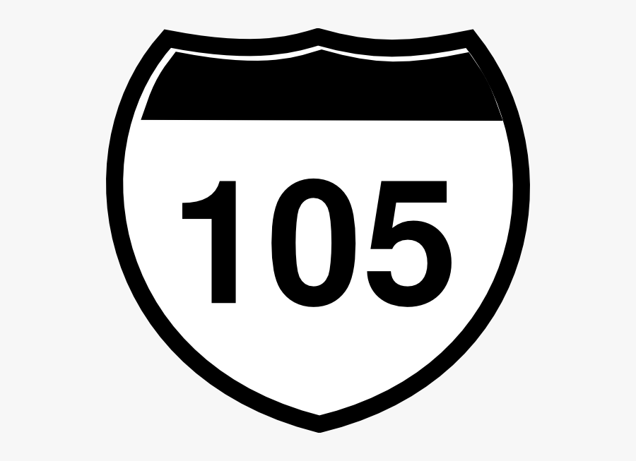 110 Fwy Sign, Transparent Clipart