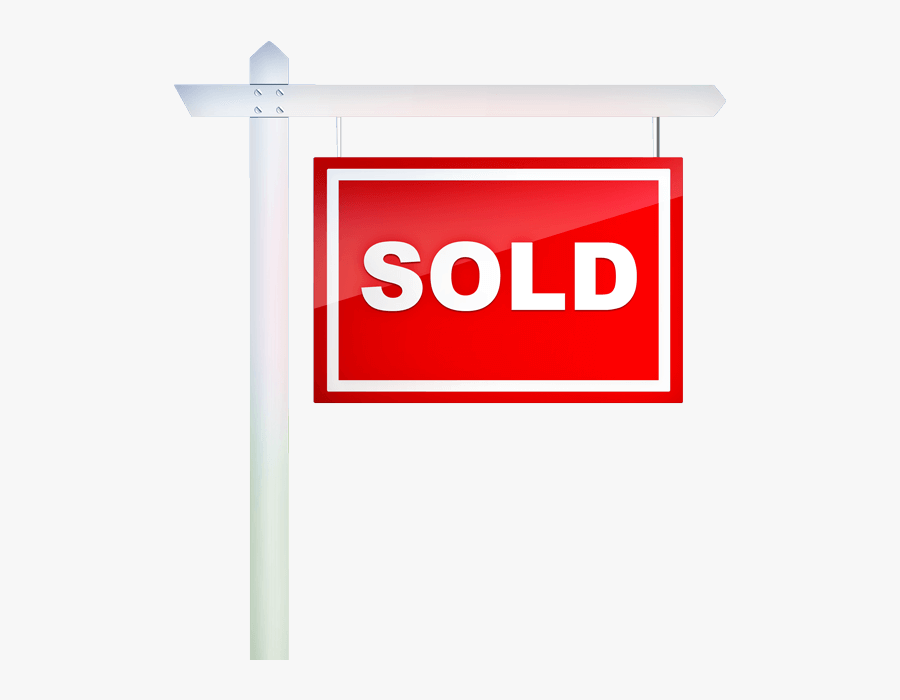 Transparent Sold Sign Png - Real Estate Sold Png, Transparent Clipart